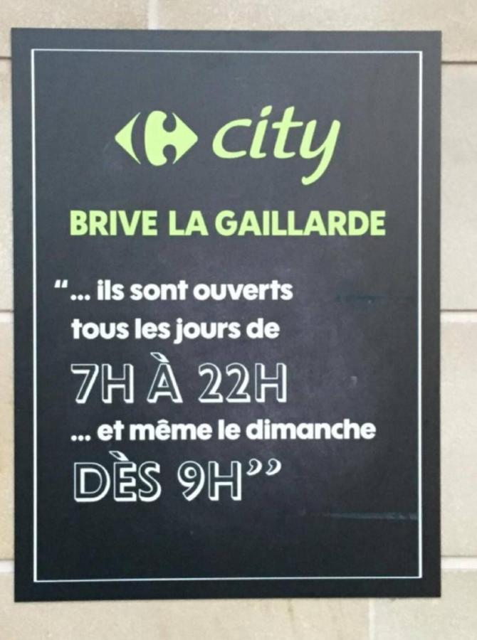 Logement A Brive, Proche Centre-Ville Et Gare, Avec Climatisation - Internet Fibre - Stationnements Gratuit Exteriér fotografie